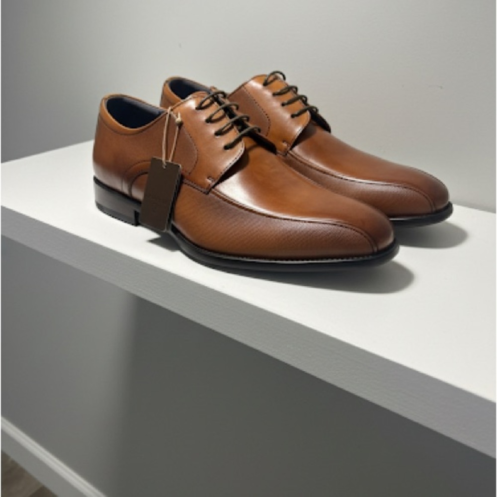 Stacy Adams Tan Leather Oxfords